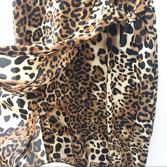 Nanette Lepore Silk Leopard Print Dress - Picture 4 of 5